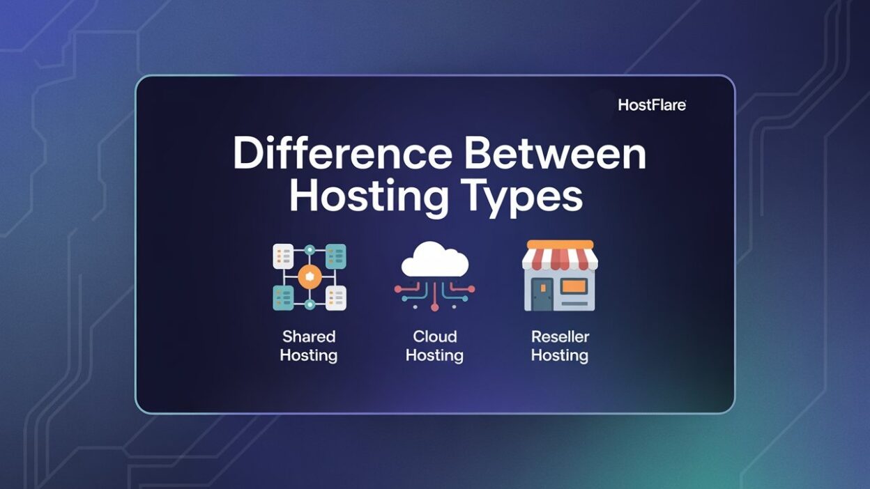 Difference Between Shared, Cloud, and Reseller Hosting